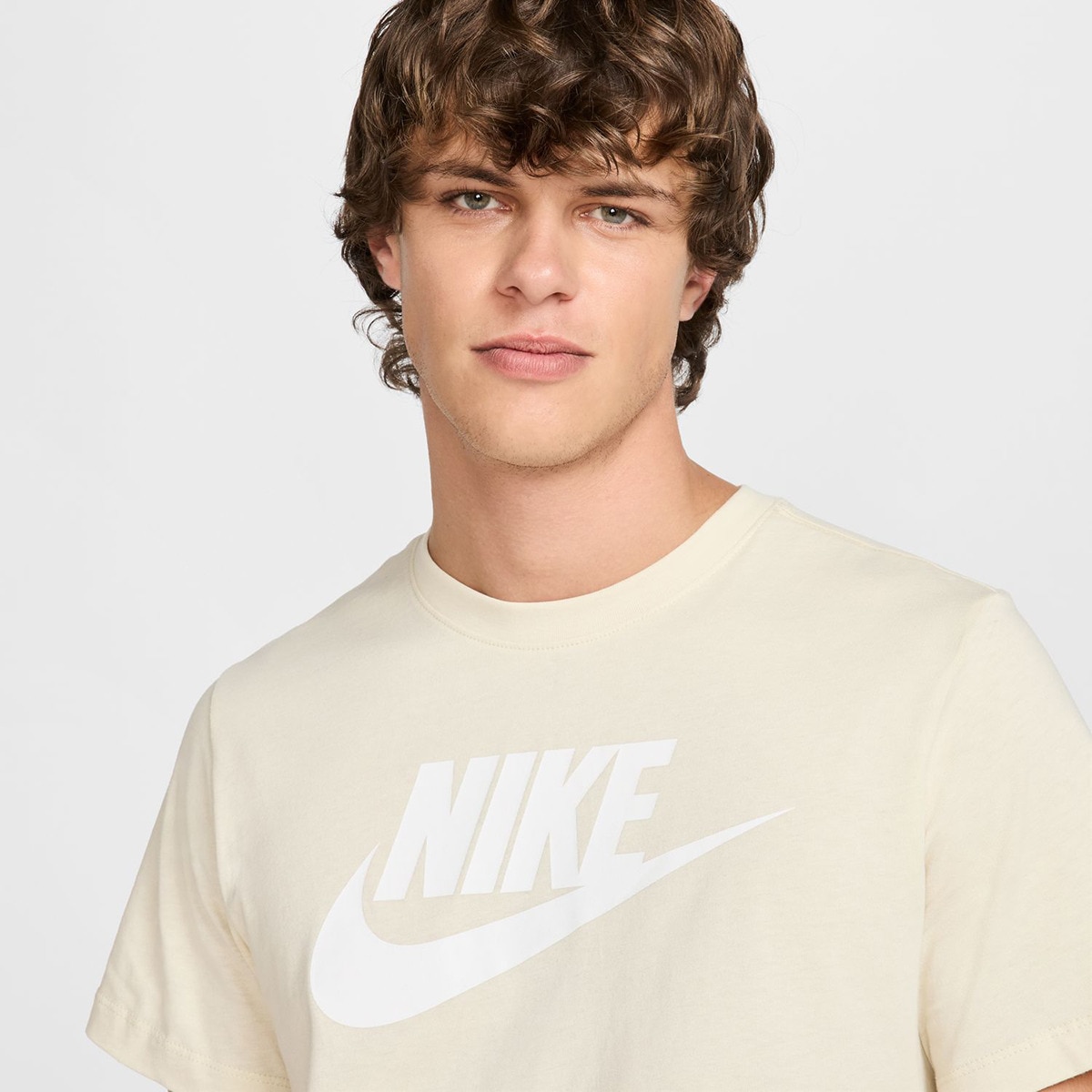 T-Shirt de Criança Sportswear Nike Caqui-3