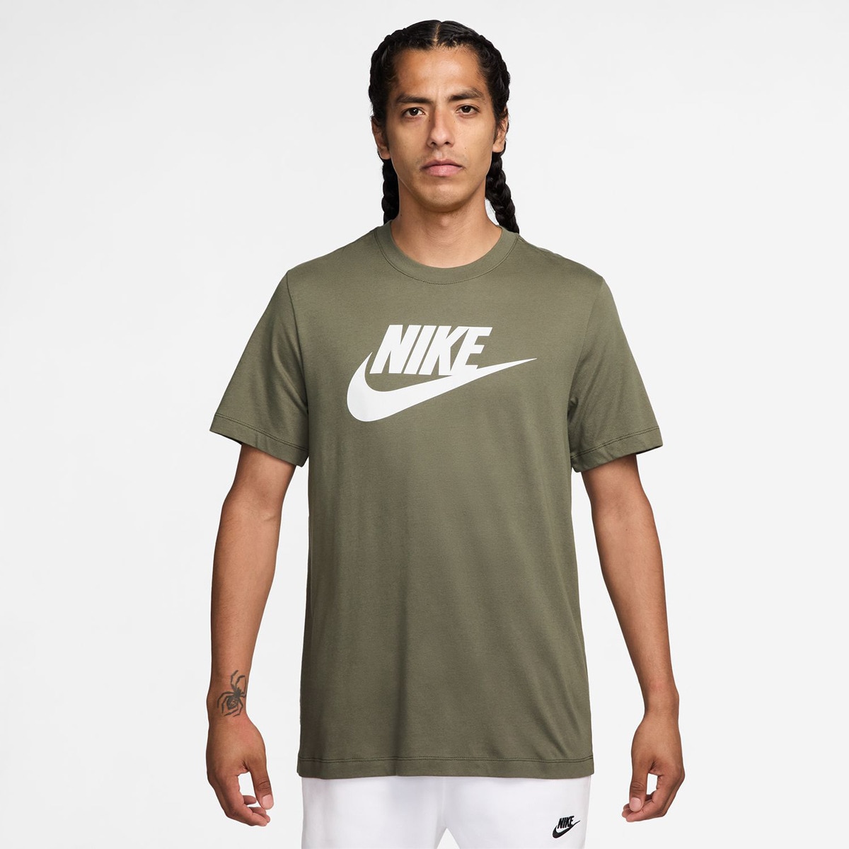 T-Shirt de Criança Sportswear Nike Verde Azeitona-1