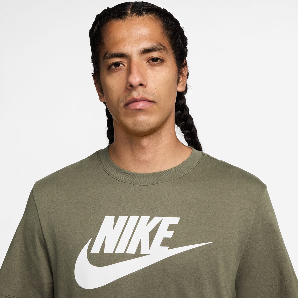 T-Shirt de Criança Sportswear Nike Verde Azeitona-3