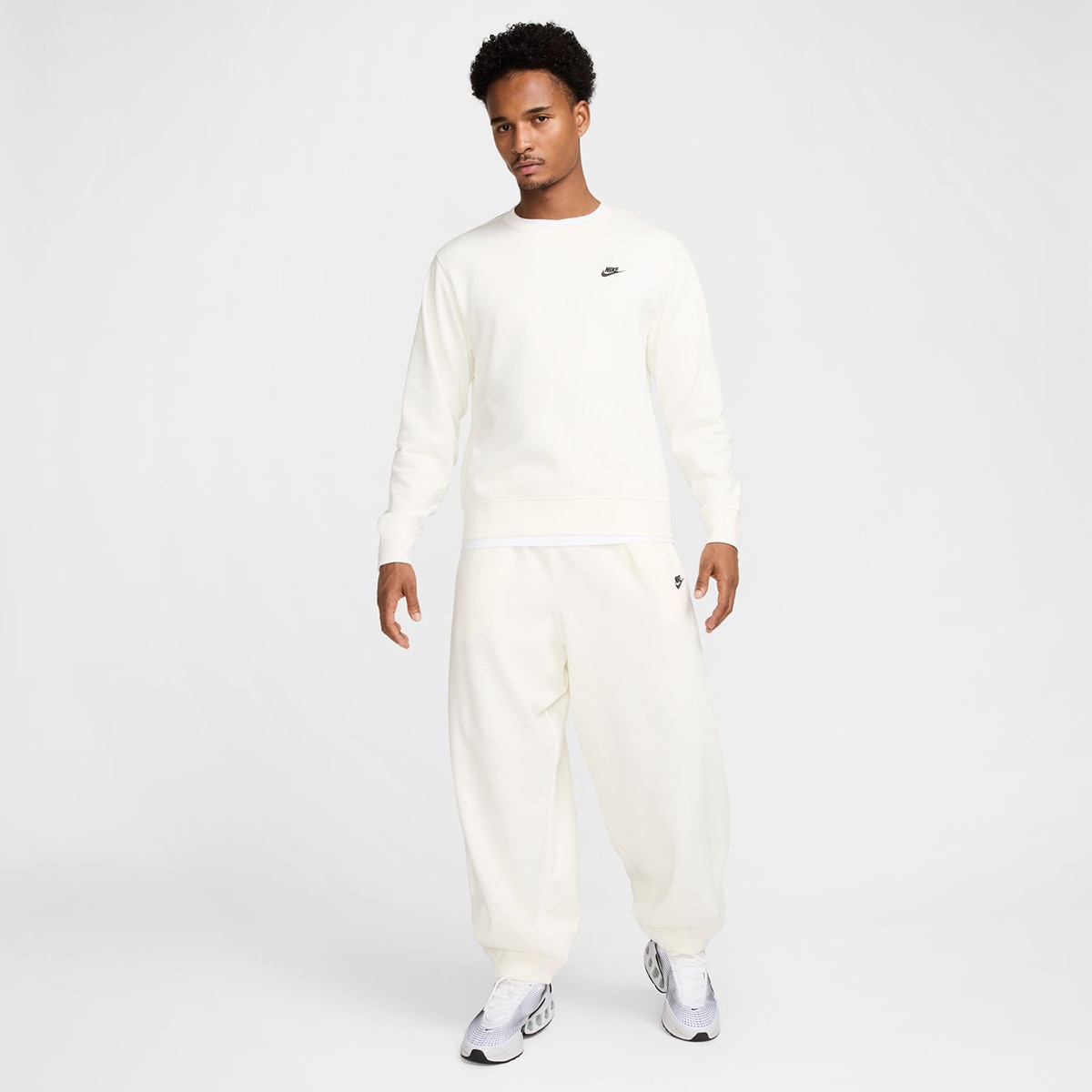 T-shirt de Homem Club Fleece Branco-4