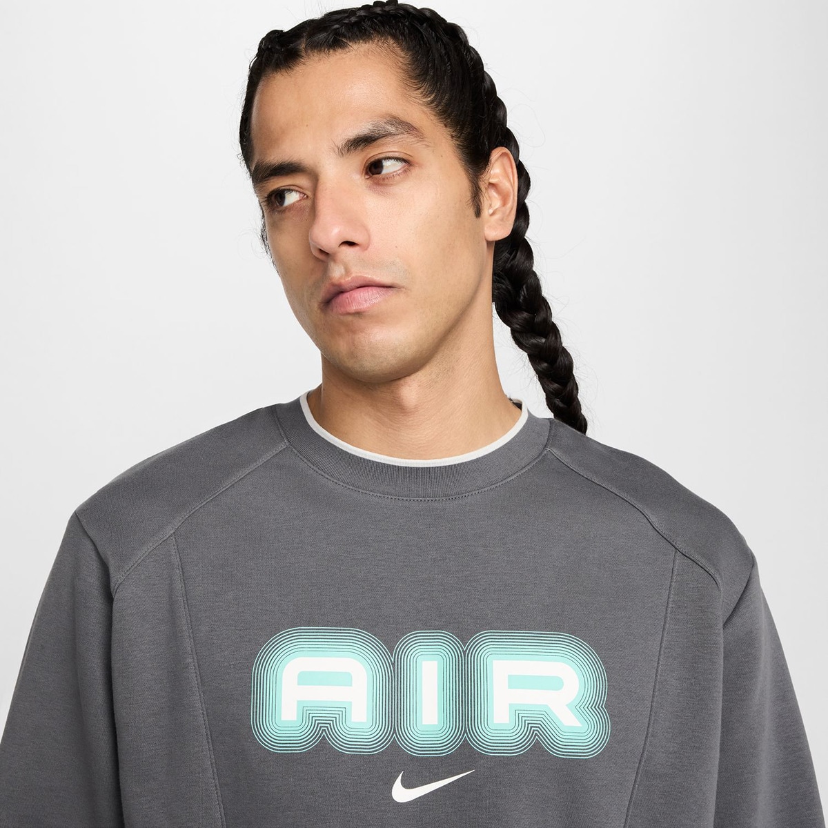 Sweatshirt de homem Air Nike Cinzento-3