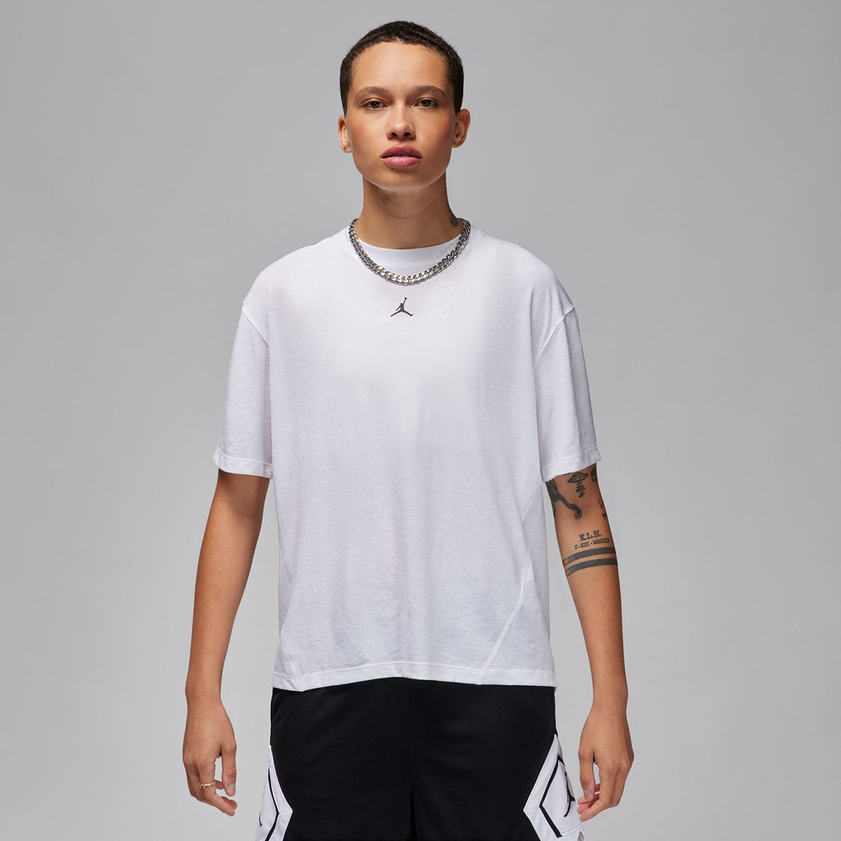 T-shirt de Mulher Jordan Sport Branco-1