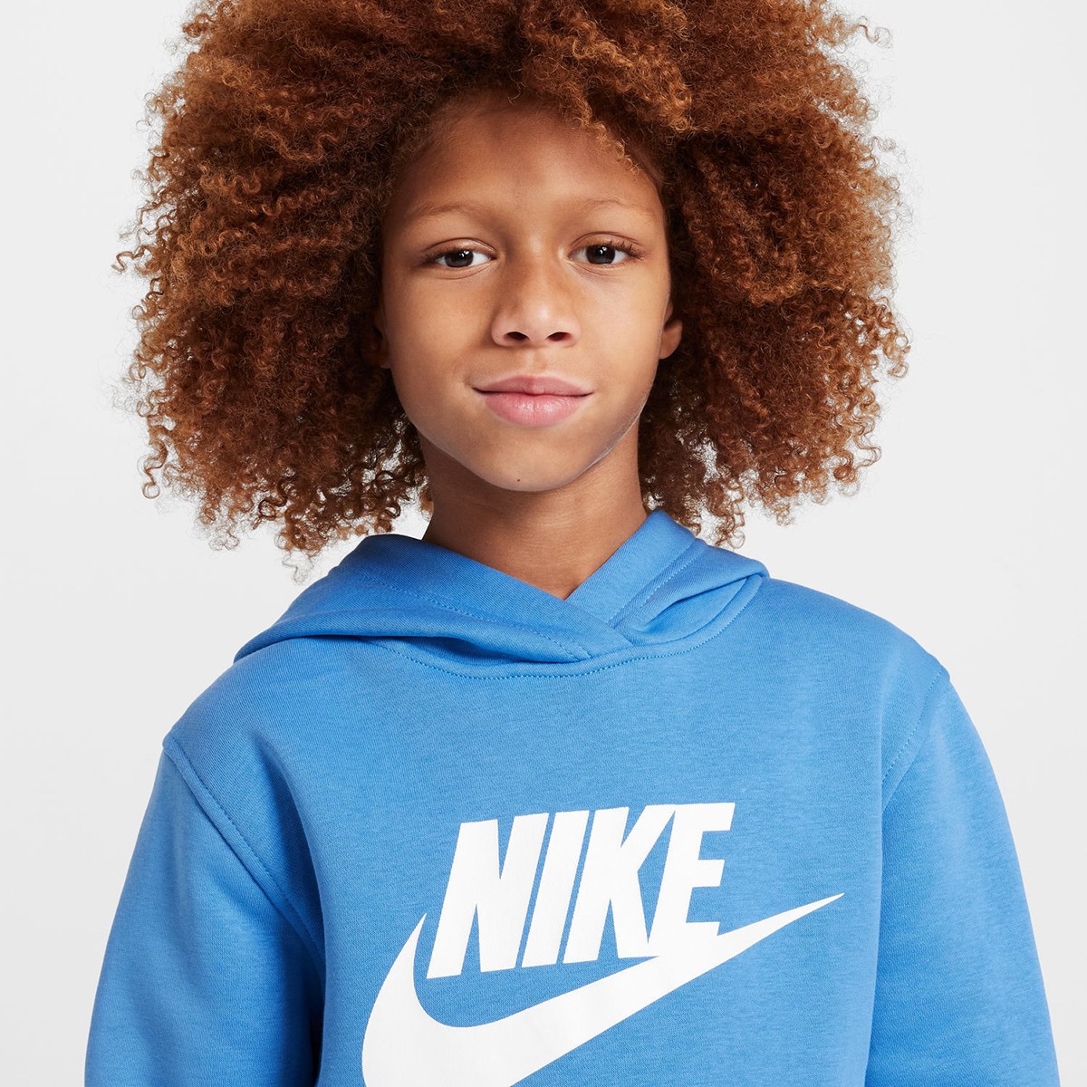 Sweatshirt de criança Sportswear Club Fleece Azul-3