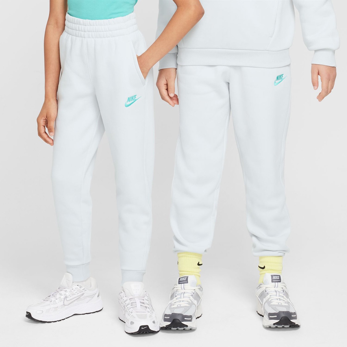 Calças de criança Sportswear Club Fleece Cinzento-1