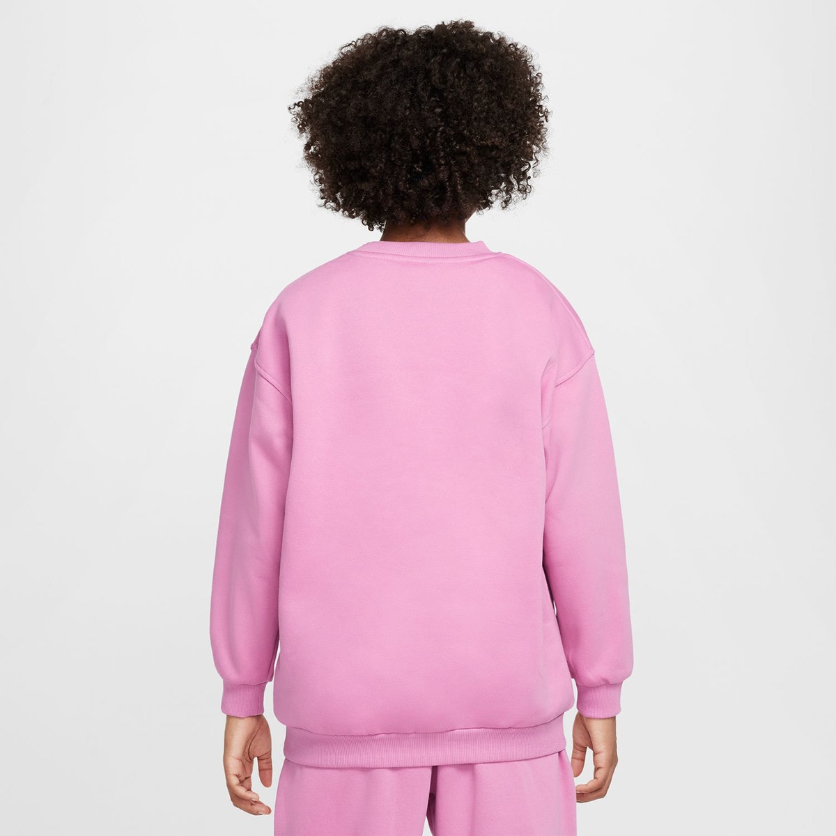 Sweatshirt de menina Sportswear Club Fleece Nike Rosa-2