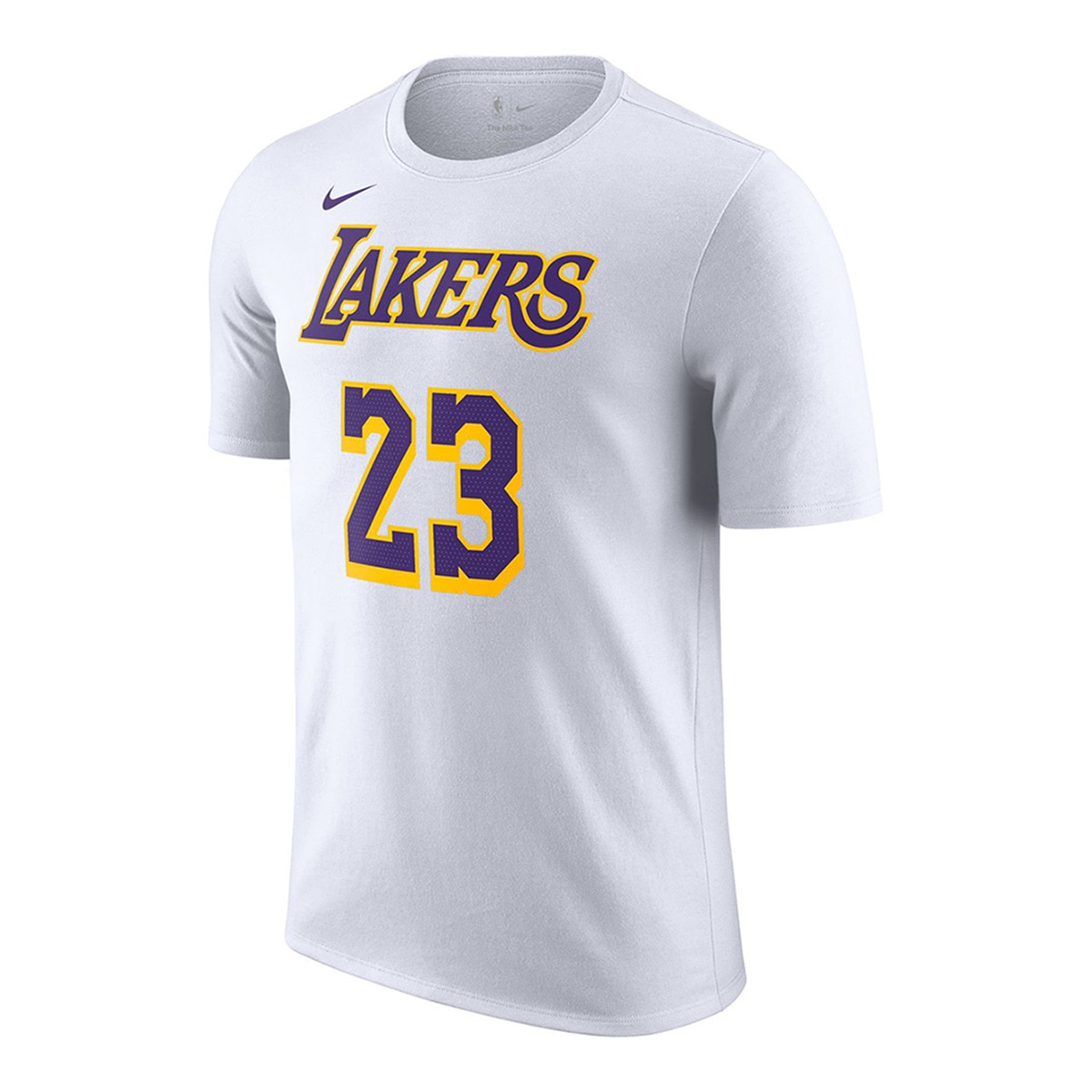 T-shirt de Homem Los Angeles Lakers Branco-1