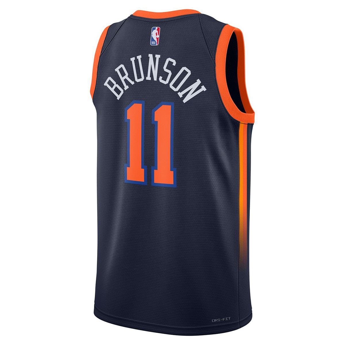 T-shirt de Homem New York Knicks Jalen Brunson Swingman Azul-marinho-2