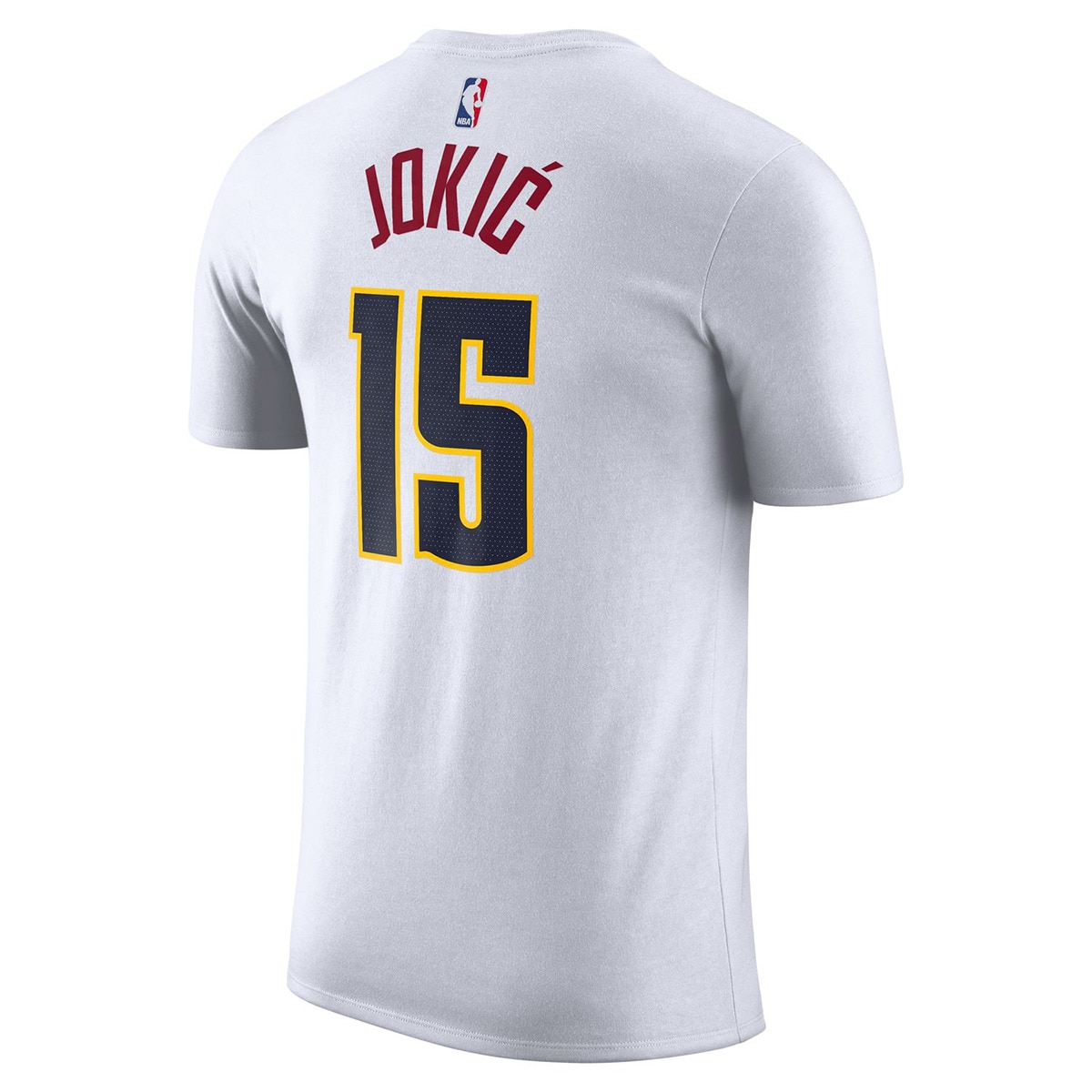 T-shirt de Homem Denver Nuggets Nikola Jokic Branco-2