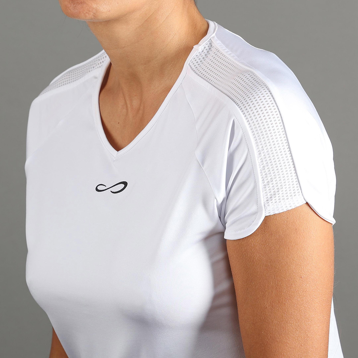 T-shirt de mulher Mesh Endless Preto-3