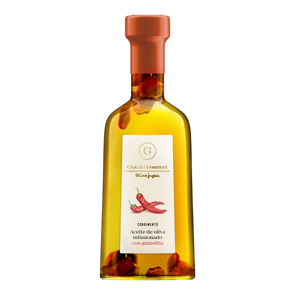 Condimento de aceite de oliva infusionado con guindilla Club del Gourmet 1