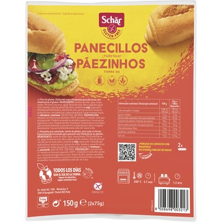 panecillos sin gluten envase 150 g - Schar
