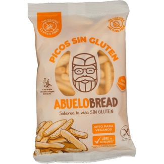 picos artesanos con aceite de oliva virgen virgen extra sin gluten y sin lactosa bolsa 100 g - Abuelobread