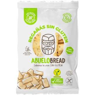 regañas con semillas de chía y aceite de oliva virgen sin gluten y sin lactosa bolsa 100 g - Abuelobread