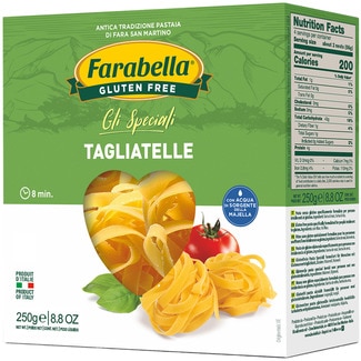 Gli Speciali Tagliatelle sin gluten envase 250 g - Farabella