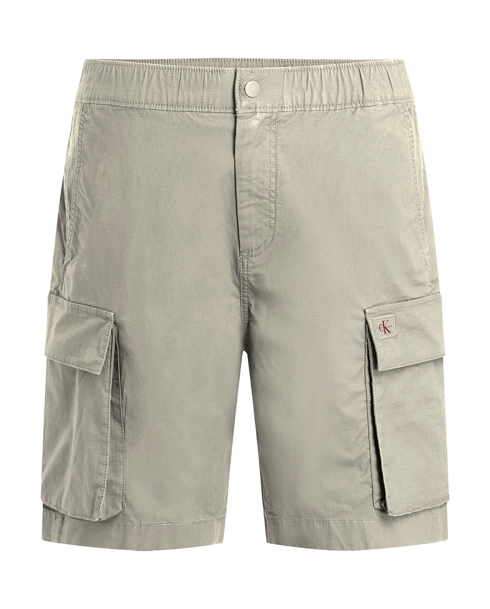 Calções Cargo Verde-escuro-4