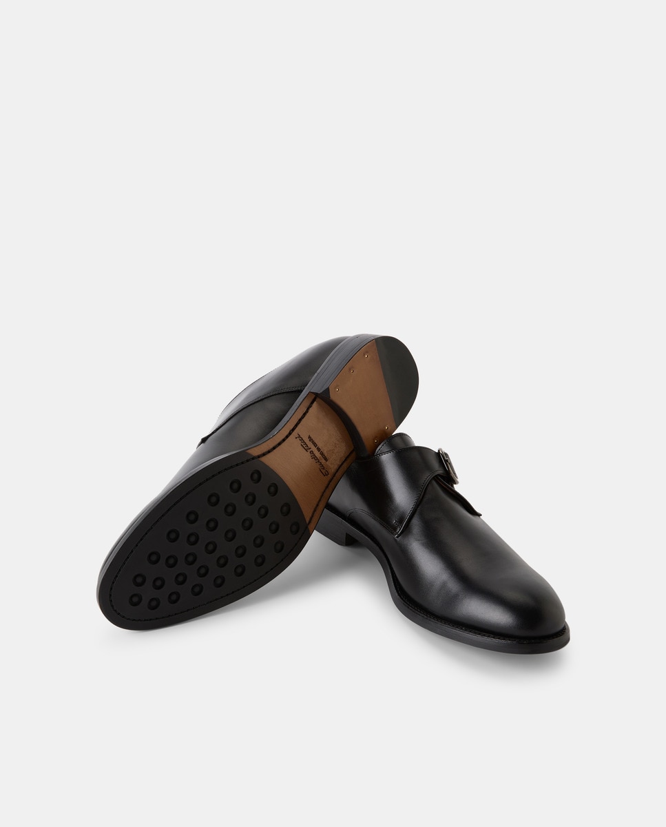 Sapatos com Fivela Preto-2