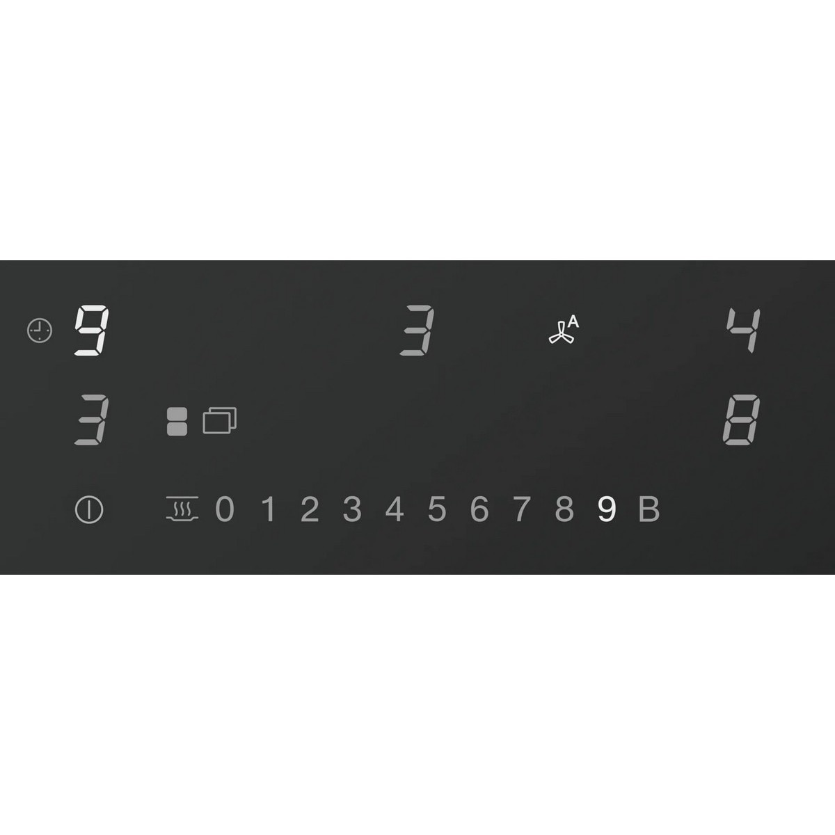 Placa de Indução com Exaustor Integrado Miele KMDA 7876 FL-U, MattFinish, 2 Zonas PowerFlex XL Extra Grandes e 80 cm - Preto Mate Preto mate-2