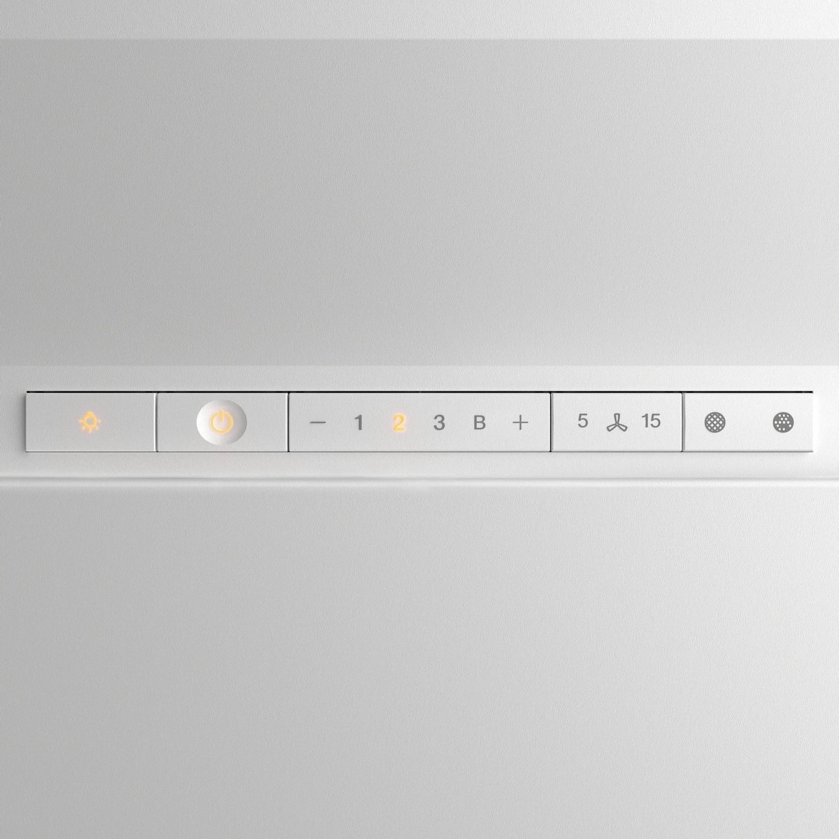 Exaustor de Teto Encastrável Miele DAC 4240 Stella Ambient de 3 Velocidades + 2 Booster e 116,5 cm - Branco Mate Branco mate-3