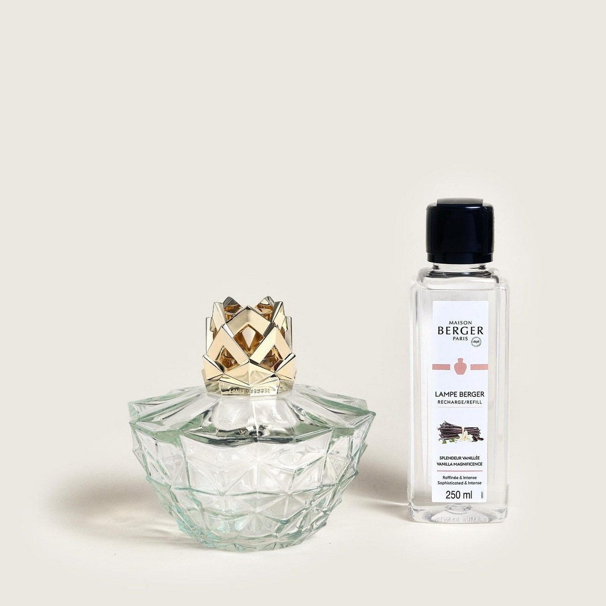 Coffret Lâmpada Catalítica Kali Transparente com Recarga 250ml 2