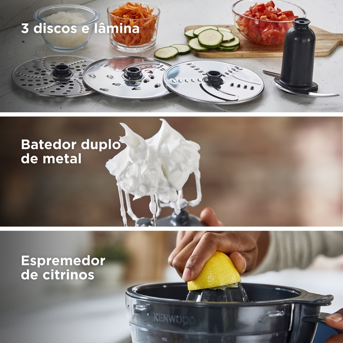 Processador de Alimentos Kenwood FDM301SS de 800 W - Aço Inox Aço inoxidável-6