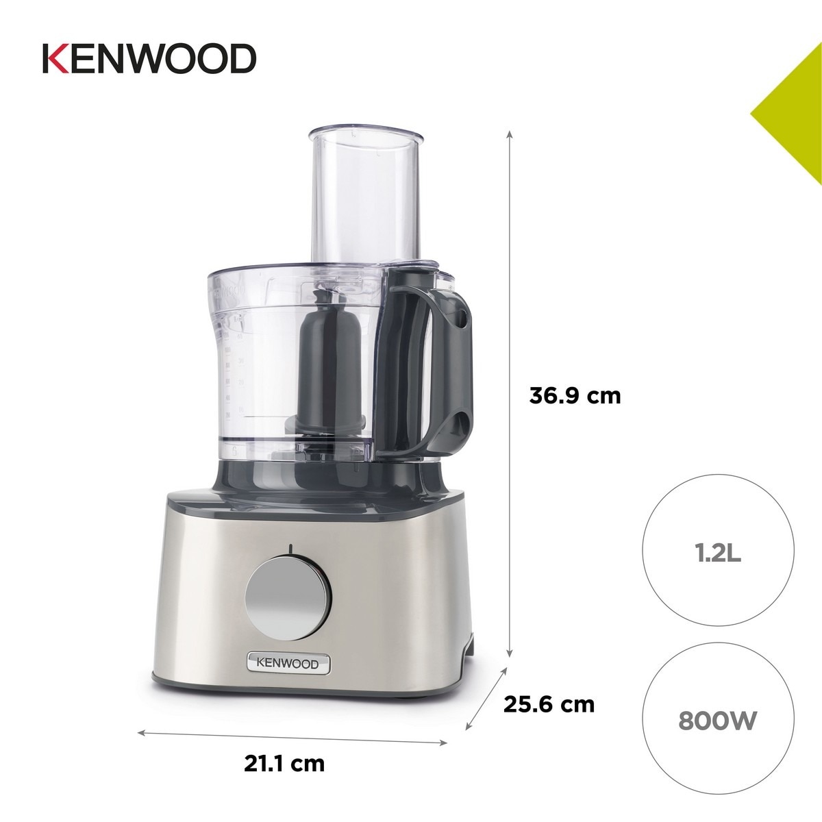 Processador de Alimentos Kenwood FDM301SS de 800 W - Aço Inox Aço inoxidável-5
