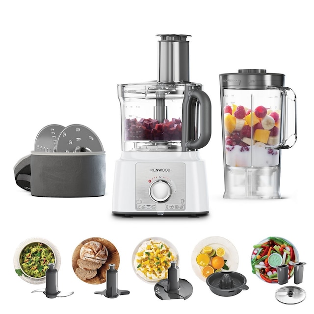 Imagem 0 de Processador de alimentos - MultiPro Express FDP65.640WH, 1000 W, 3 l, 2 velocidades, branco