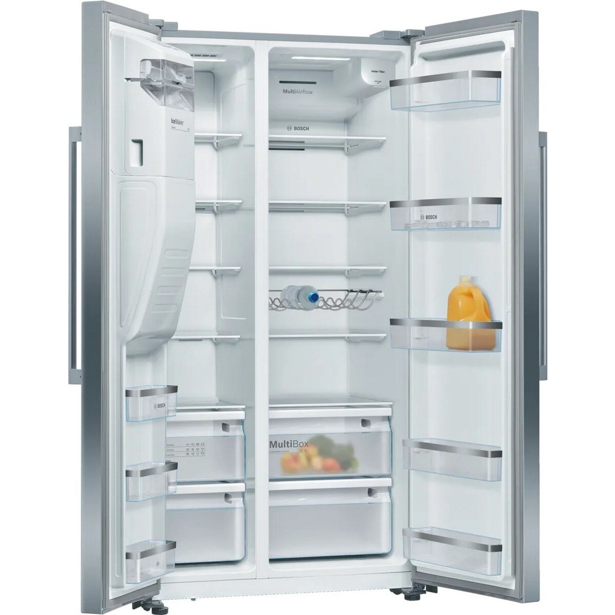 Frigorífico Americano Bosch Série 6 KAD93AIEP No Frost, Dispensador de Água e Gelo e de 178,7 cm - Inox Antidedadas Inox anti marcas-2