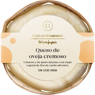 queso de oveja cremoso con leche cruda pieza 550 g - Club Del Gourmet