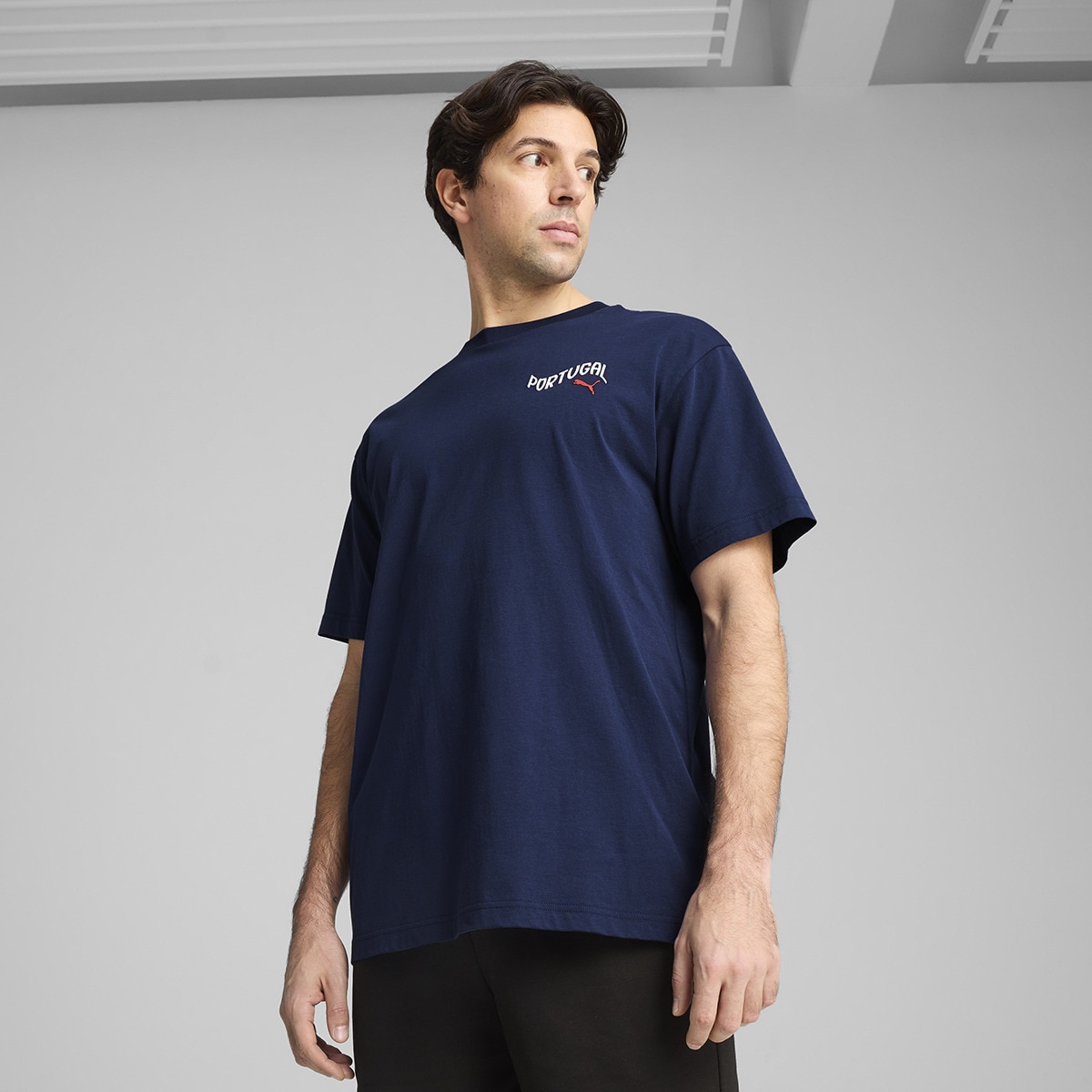 T-shirt de Homem Seleção de Portugal FPF ftbINRGY+ Azul-1