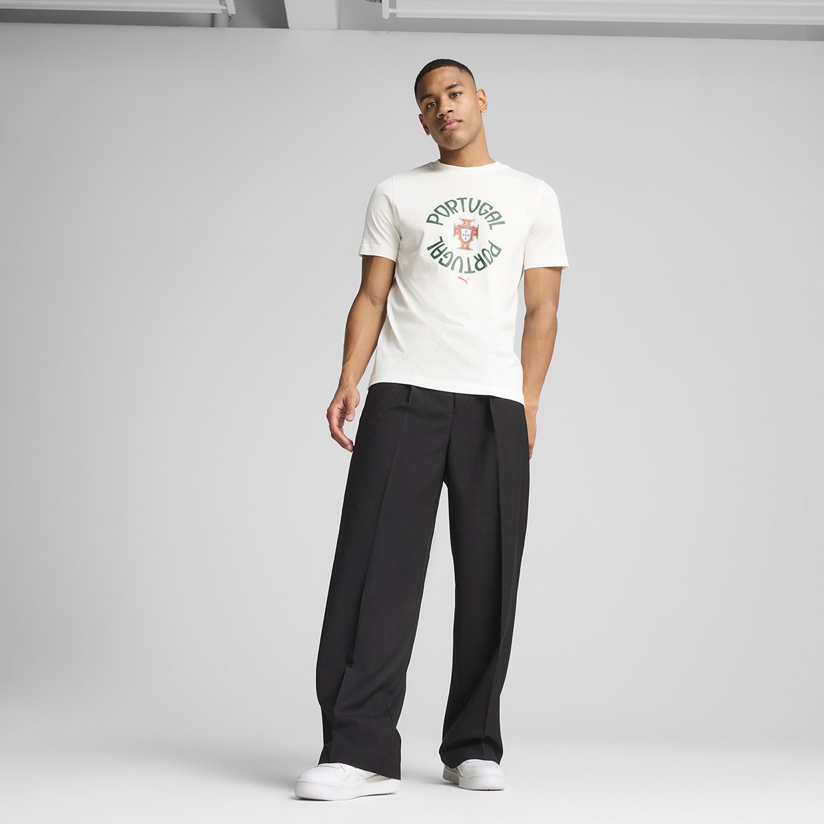 T-shirt de Homem Seleção de Portugal FPF ftbINRGY Branco-3