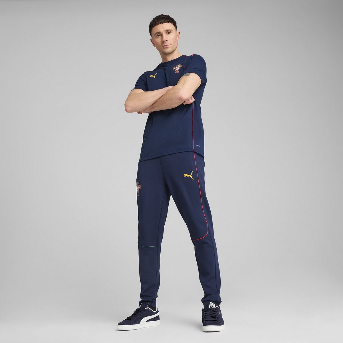 T-shirt de Homem Seleção de Portugal FPF Azul-3