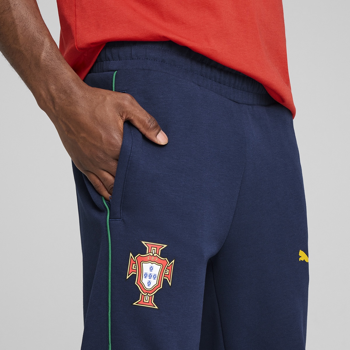 Calças de Homem Seleção de Portugal FPF Azul-3