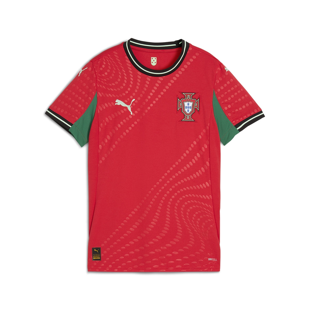 T-shirt de Mulher 1.º Equipamento Portugal FPF Vermelho-6