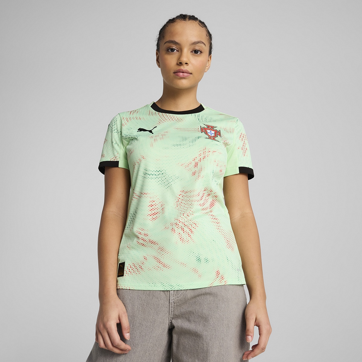 Imagem 0 de T-shirt de Mulher 2.º Equipamento Portugal FPF