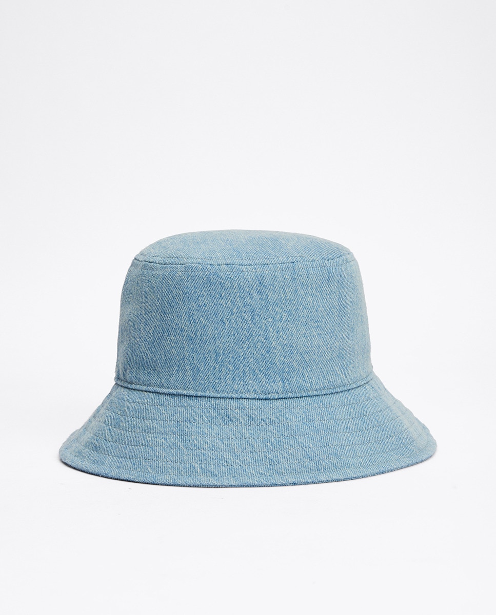 Chapéu Estilo Bucket de Ganga Azul-2