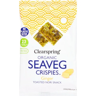 Alga Nori Bio Tostada de Gengibre unidade 4 g - Clearspring