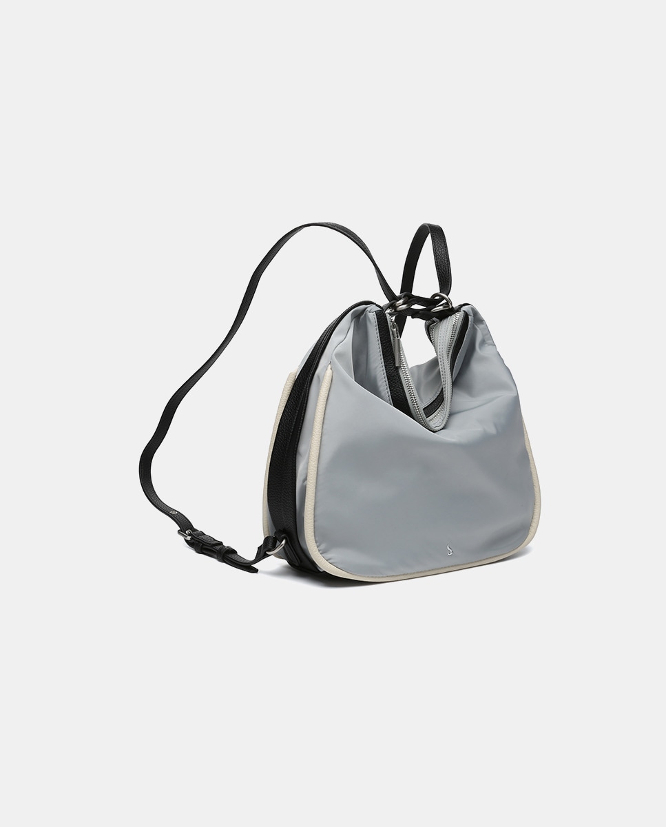 Mala-Mochila Oceans Diary em Materiais Reciclados Cinzento-4