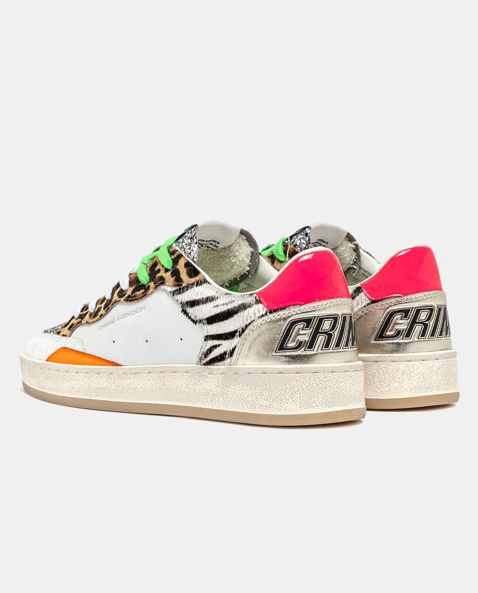 Sapatilhas Retro Tipo Basquetebol Multicolor-3