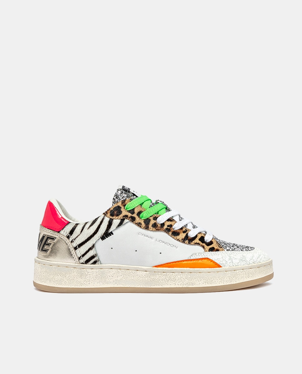 Sapatilhas Retro Tipo Basquetebol Multicolor-1