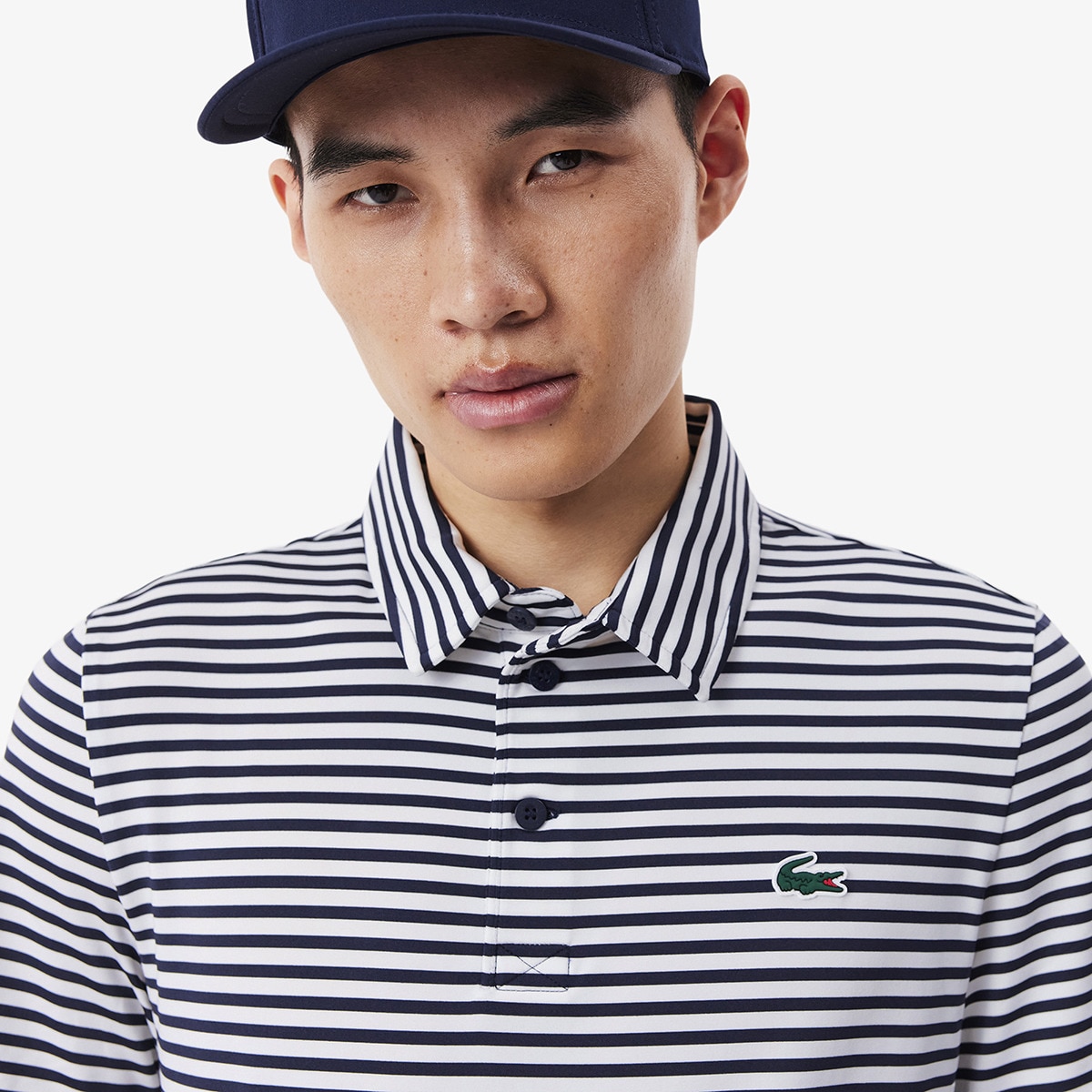 Polo de Homem Golf Azul-marinho-3