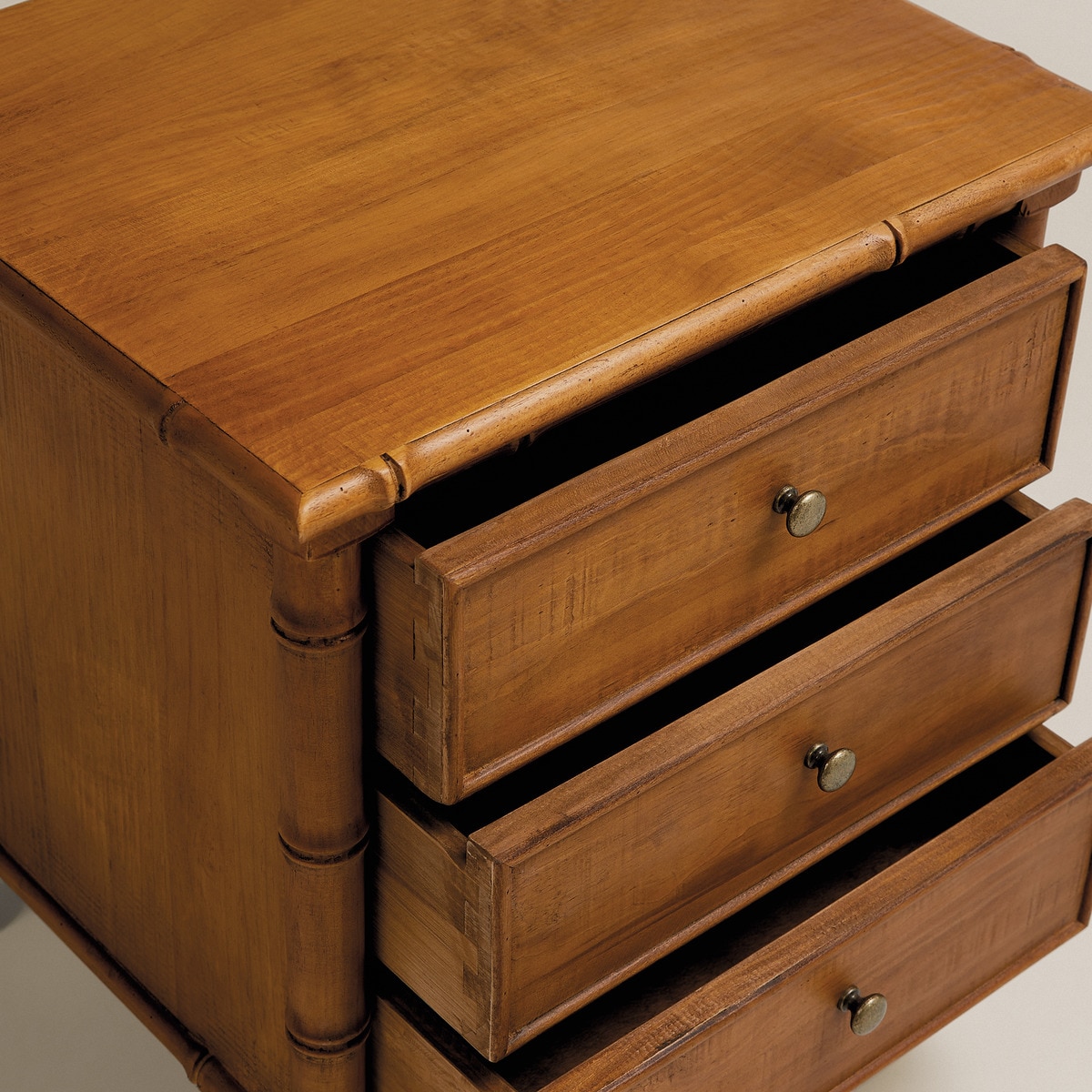 Mesa Auxiliar de Pinho Bamboo Natural-6