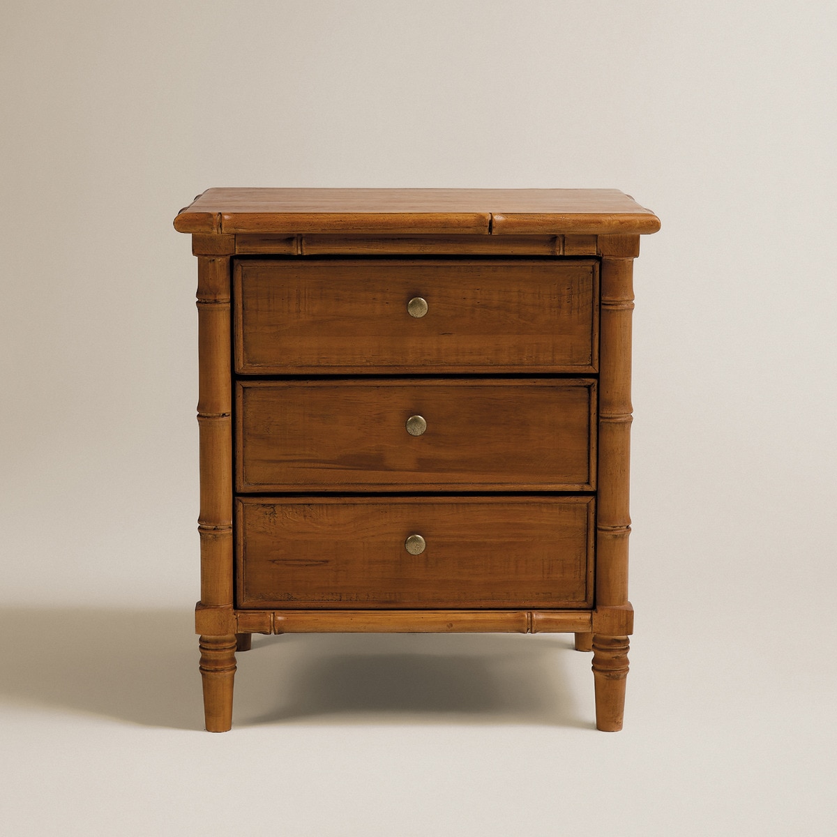 Mesa Auxiliar de Pinho Bamboo Natural-3