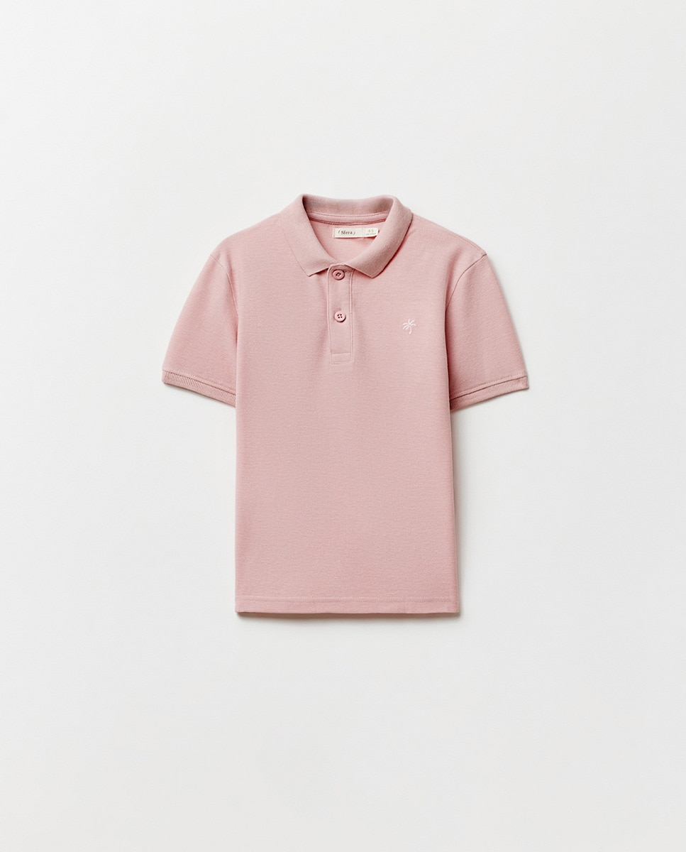 Polo Rugby Rosa-1