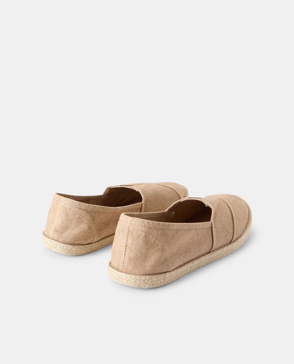 Lona de mujer con detalle yute Arena-3