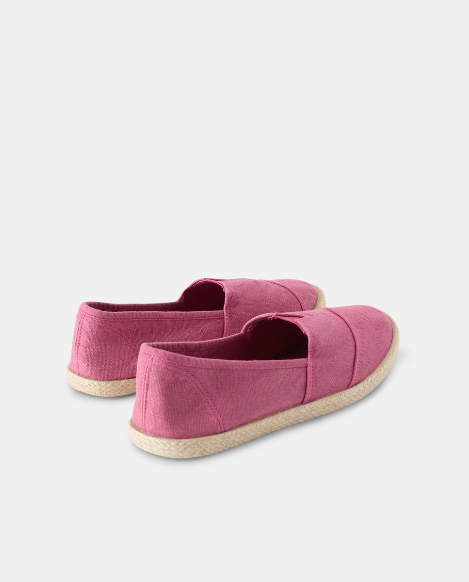 Lona de mujer con detalle yute Rojo-3