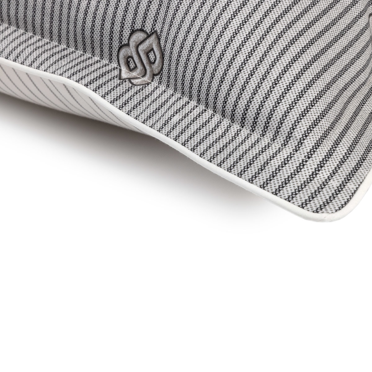 Funda de cuadrante algodón satén Double B Hugo Boss Gris-3