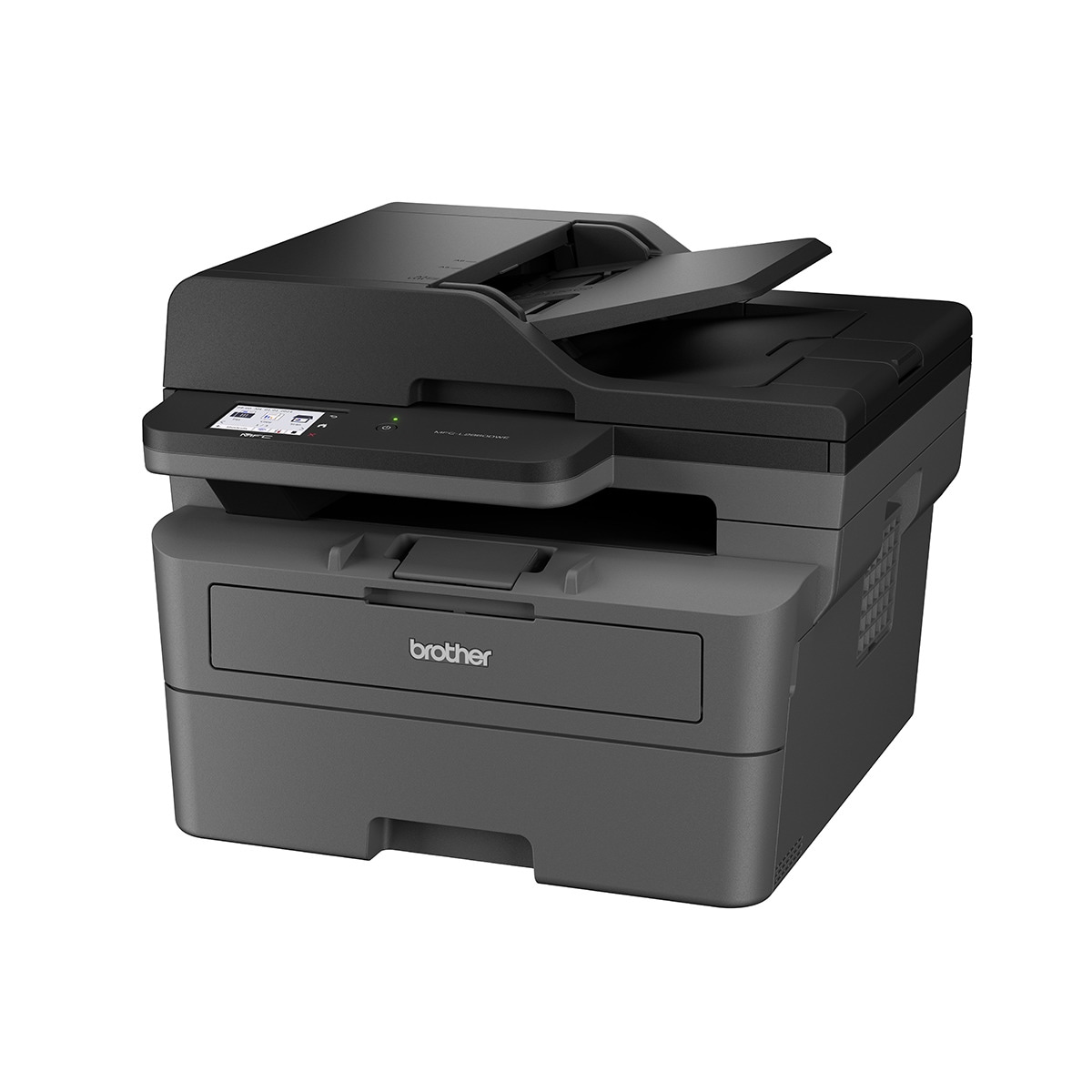 Impresora multifunción láser monocromo Brother MFC-L2860DWE, Fax, Wi-Fi Negro-2