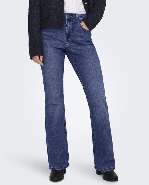 Imagen 0 de Pantalón vaquero flare mujer