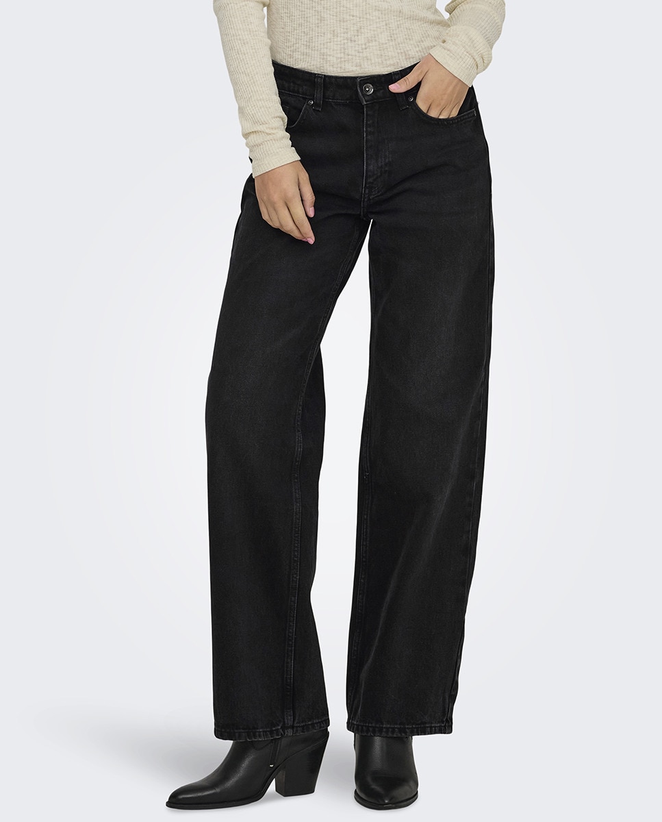Jeans Básicas Preto-3