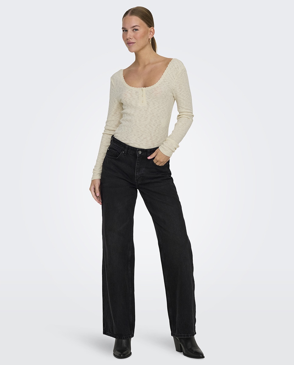 Jeans Básicas Preto-1